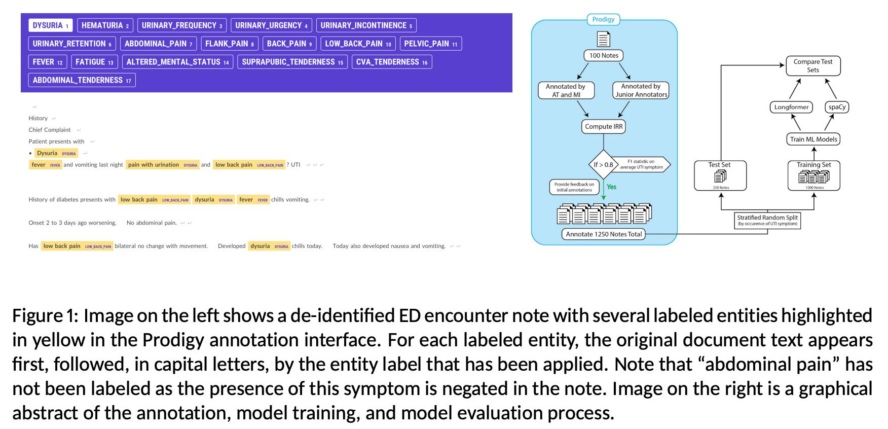 Identifying Signs and Symptoms of Urinary Tract Infection from Emergency Department Clinical Notes Using Large Language Models