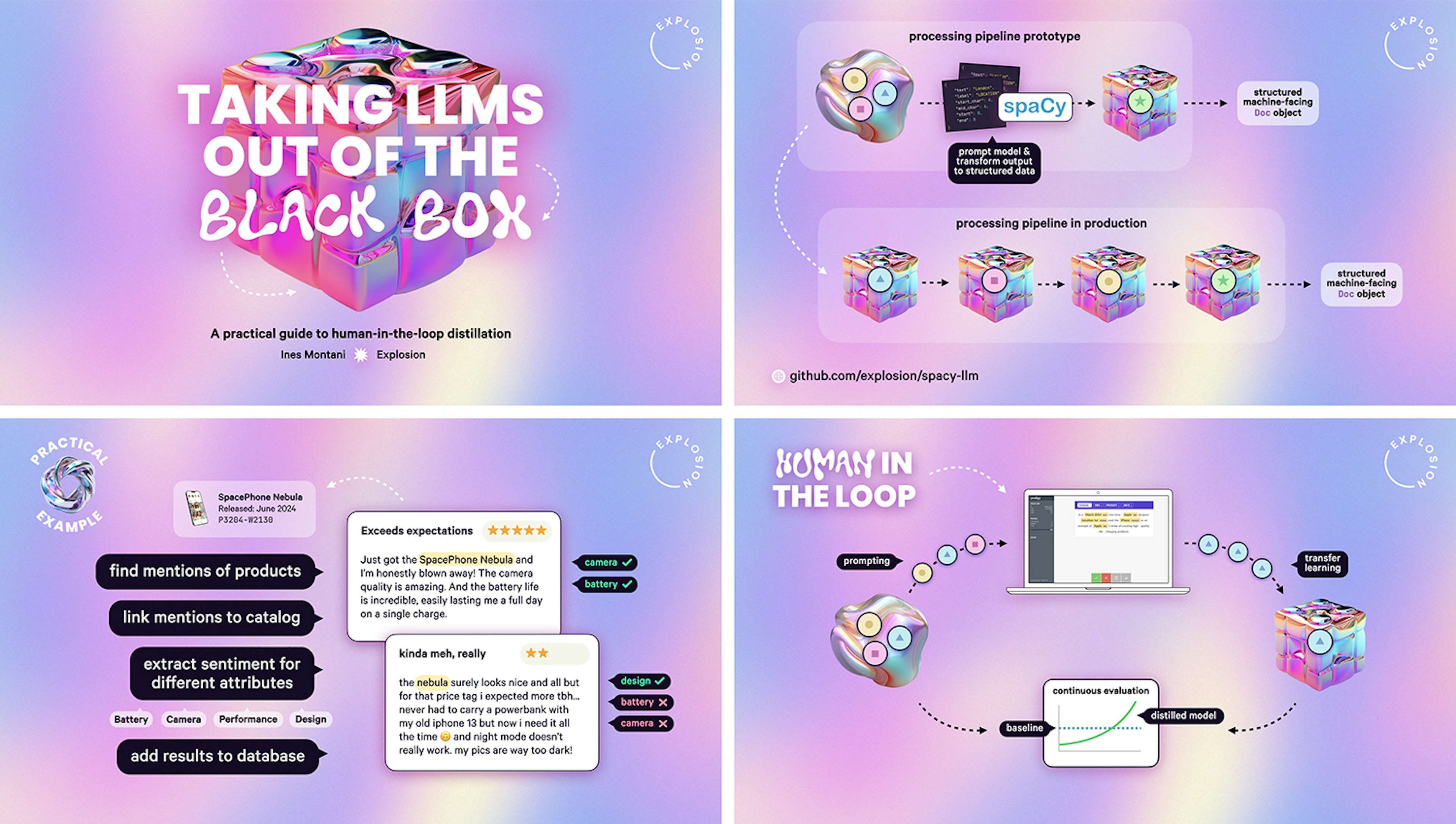 Taking LLMs out of the black box: A practical guide to human-in-the-loop distillation