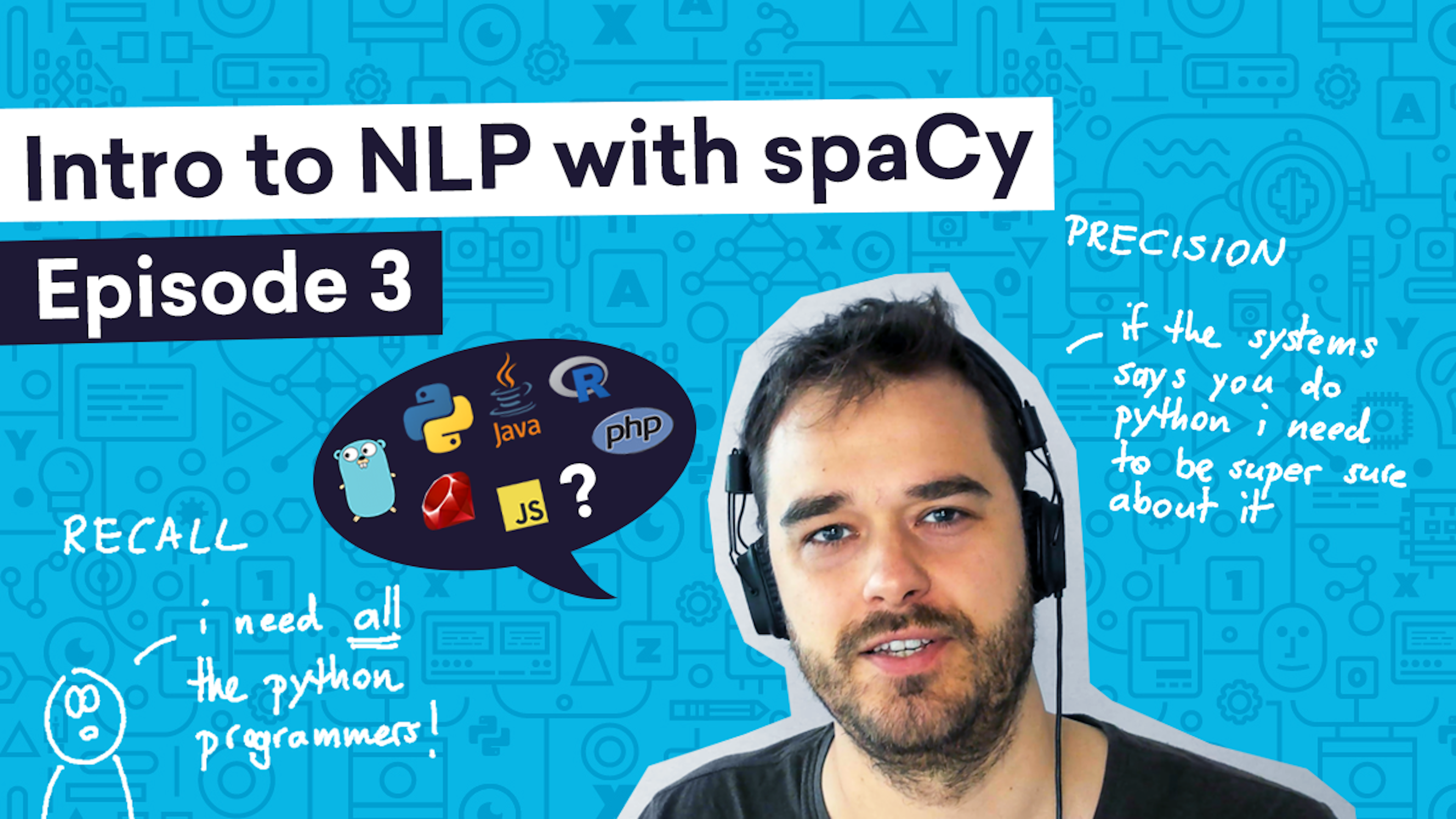 Intro to NLP with spaCy (3): Detecting programming languages