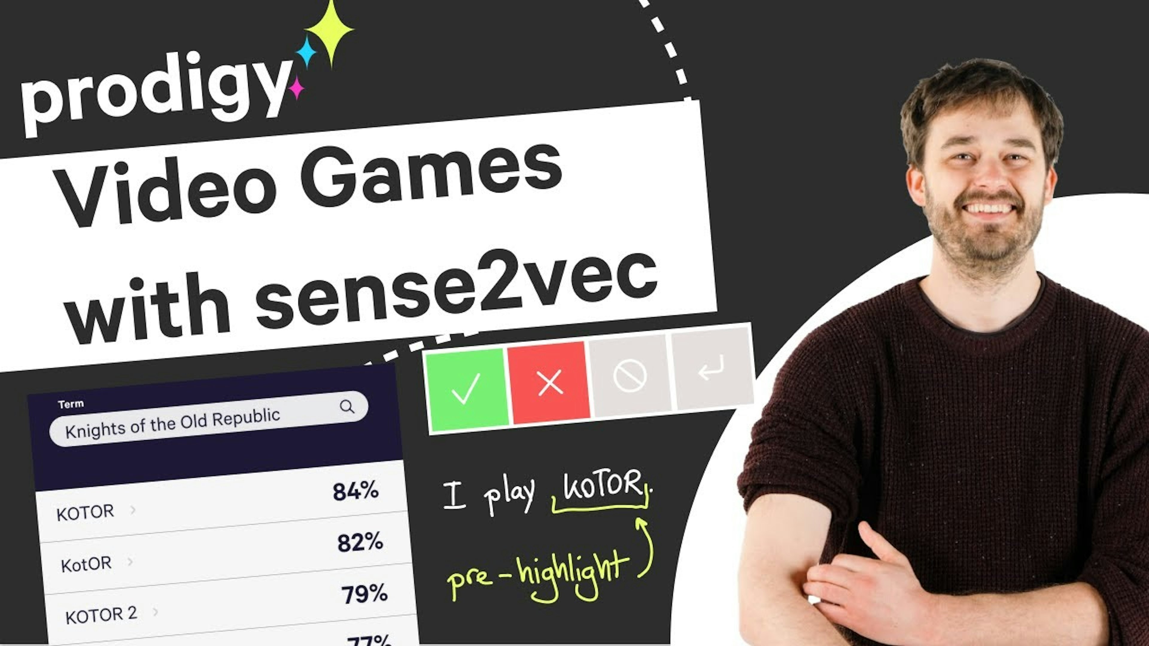 Finding Video Games with Sense2Vec
